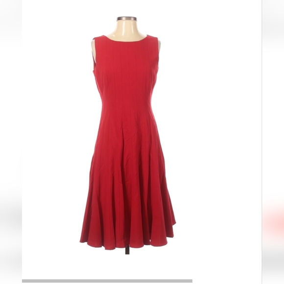 Calvin Klein red dress Size 4 - Picture 1 of 3